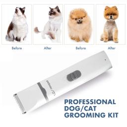 Newpet-4 in 1 Aparador de pêlos elétrico para animais de estimação, profissional recarregável Grooming Clipper, Nail Grinder, corte de cabelo para cães e gatos - Image 4