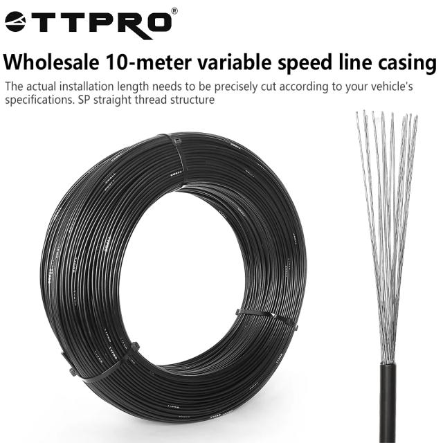 Ttpro Kit Cabos Freio e Câmbio Universal para Bicicleta de Estrada e MTB 20m
