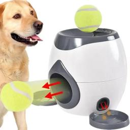 Lançador de bola automático para cão médio, Máquina interativa de bola de tênis, Treinamento interativo Smart Feeder - Image 3