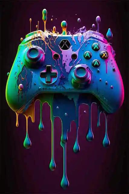 YOUQU-Pintura Diamante da Série Abstrata, Tamanho Pequeno, Imagem Mosaico, Consola de Jogos, Bordados, DIY Decoração para Casa, Presente - Image 1