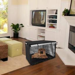 Cobertura de canil isolada para cão, resistente à água, lavável, todos os lados abertos, respirável, proteção uv, fácil montagem, caixa mais quente - Image 2