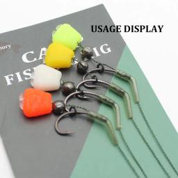 50 pçs produtos de pesca da carpa plástico falso isca milho lento afundando iscas método alimentador carpa isca para equipamentos de pesca acessórios - Image 5