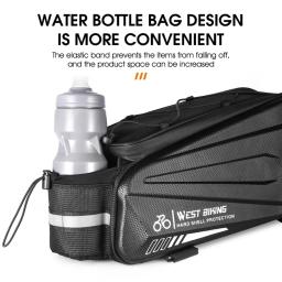 À prova d'água Bicicleta Carrier Bag, Traseiro Rack, Bagagem Do Tronco, Pannier Sacos, Equipamento de ciclismo, MTB, EVA, Oxford Pano - Image 5