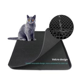 Dupla camada EVA Cat Litter Pad, Filtro de bacia de areia antiderrapante impermeável, Tapete de colchão lavável do cão do gatinho, Pet Clean Supplies - Image 5