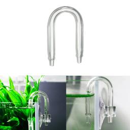 U Em Forma De Vidro Tubo Bend para Aquário, CO2 Difusor, CO2 Equipamentos, Bomba De Água Do Tanque De Peixes, Conector Tubo De Conexão, Pet fornecimentos, 1Pc - Image 4
