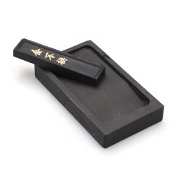 2 pçs 5 Polegada premium durável inkstone pedras de tinta tradicional chinesa com vara de tinta para caligrafia chinesa e pintura - Image 5