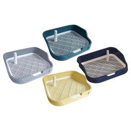 Banheiro reutilizável para treinamento de animais de estimação Almofada Potty para cachorro Parede de proteção de todos os lados Durável com poste removível Suporte de almofada para cachorro - Image 2