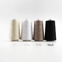 Linha Quilting de algodão para costura mecânica, máquina multiusos, 18 cores disponíveis, 40S, 3, 2500 metros, 40WT - Image 4