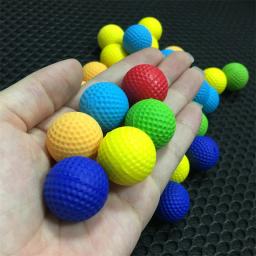 TISNERF-Balas de bola redondas originais, refil de dardos para série rival Nerf, amarelo, azul, vermelho, verde, laranja, 100 peças - Image 3