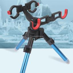 Ajustável Pesca Rod Suporte Tripé, Pólo Rack, Portátil Presente de Aniversário, Barco Pesca Rod Holder, Folding Stand Holder para Navio - Image 4