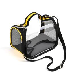 Bolsa de transporte transparente portátil, Mala de viagem, Pequenos portadores de animais, Bolsa para Hamster, Pássaro, Esquilo, Cobaia, Coelho - Image 2