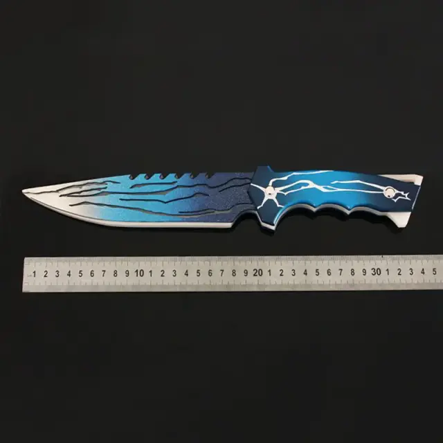 Faca de Metal 24cm Valorant Smite com Coldre - Acessório Perfeito para Gamers e Colecionadores