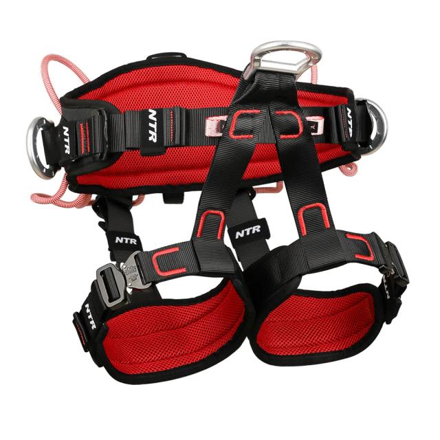 Arnês de Segurança Meio Corpo para Escalada, Rappelling e Trabalho em Altura - Equipamento de Proteção contra Quedas