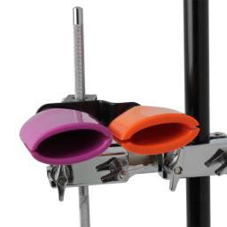 Conjunto de bateria com alto e baixo som Knocker, percussão instrumento acessórios, Cowbell para tambor, laranja e roxo - Image 3