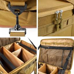 Portátil grande Zipper Camping Bag, Anti-crash Stove Bag, Panelas Saco de Transporte, Multifuncional Camping Acessórios, Organizador De Armazenamento - Image 5