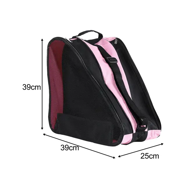 Mochila de Armazenamento para Patins de Rolo e Gelo - Ideal para Meninas e Meninos Esportistas