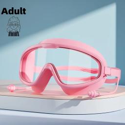 Óculos de Natação HD para Adultos e Crianças, Impermeável, Anti-nevoeiro, Big Frame, Mergulho, Óculos de Natação, Óculos Esportivos - Image 5