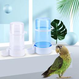 400ml alimentador de pássaros automático recipiente de bebida de água papagaio dispensador de armazenamento de alimentação gaiola pássaros waterer suprimentos para animais de estimação - Image 5
