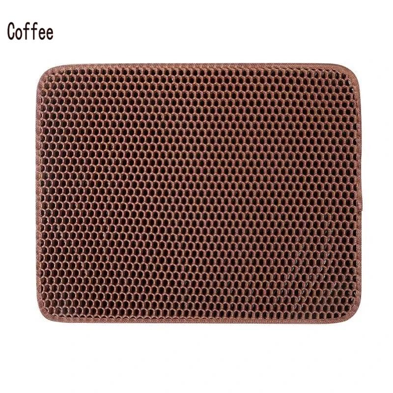 Double Layer Cat Litter Mat, Tapete de estimação impermeável, Almofada de areia antiderrapante, Cama lavável, Produtos limpos - Image 6