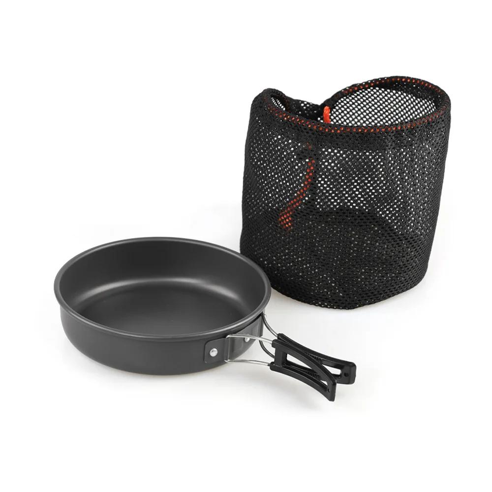 Camping Cookware Kit, Equipamento Leve, Cozinhar Kit para Viajar, Trekking, Caminhadas, Exterior, Alumínio - Image 1