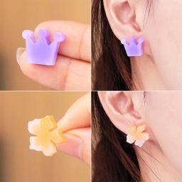 Cristal Epoxy Resina Ear Stud Kit, Jóias Fazendo Suprimentos, Estrelas Brincos, Mini Flores Brincos Gatinho - Image 3