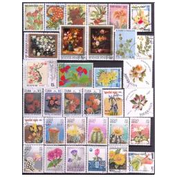 Selos sem repetição tópico de selos de flores, 50 peças com marcação de correio em boas condições para coleção em todo o mundo - Image 6