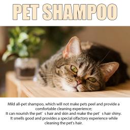 Shampoo Pet e Lavagem do Casaco para Limpeza Hidratante, Shampoo Dog, Adicionando ao Cabelo Pet, 300ml - Image 4