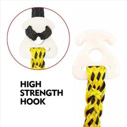 Barco Tow Rope Quick Connector, Conector de corda esqui aquático, Tubo rebocável para jet ski, Esporte aquático - Image 2