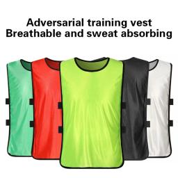 Equipe colete esportivo para adultos e crianças, treinamento de futebol, futebol, basquete, jogo, competição, grupo, jérsei, camisa, 1pc - Image 1