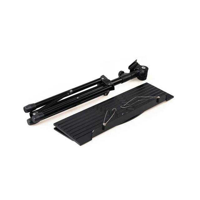 GUITTO GSS-04 Suporte para Partituras Musical com Tripé Dobrável em Liga de Alumínio e Altura Ajustável para Apresentações Práticas