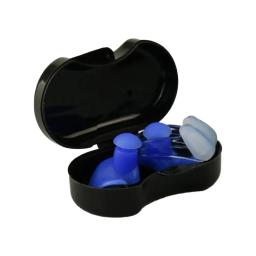 Impermeável Silicone Tampões e Nariz Clip, Acessórios de Natação Suave, Ear Plugs Portáteis, Clipe Nariz Delicado, P8D3, 1 Par - Image 6