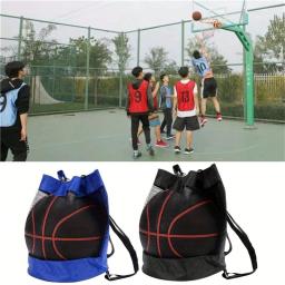 Malha de basquete portátil ao ar livre saco, futebol, voleibol, treinamento, fitness, treinamento, mochila, novo, 2024 - Image 4