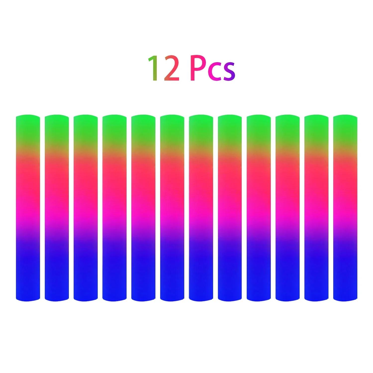 LED Foam Glow Sticks para festa, Light Up Foam Stick, suprimentos de aniversário e casamento, acessórios para festivais, 12 PCs, 20 PCs, 30PCs - Image 1