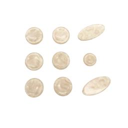 Um conjunto de 9 pçs saxofone plástico botão chave inlays 3 cores disponíveis sax mica snap botões - Image 3