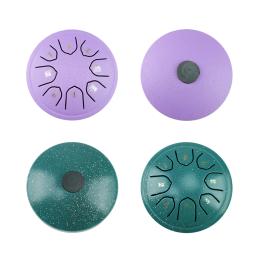 Aço língua tambor para crianças, música brinquedos, tambor etéreo, iniciante, Zen percussão, presente de aniversário, 4,5 polegadas, 8 tons - Image 2