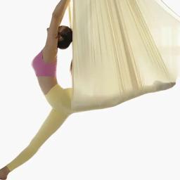 Conjunto completo de sedas aéreas yoga balanço rede equipamentos anti-gravidade cinto de inversão para ginásio casa dança aérea voando yoga conjunto 5*2.8m - Image 2