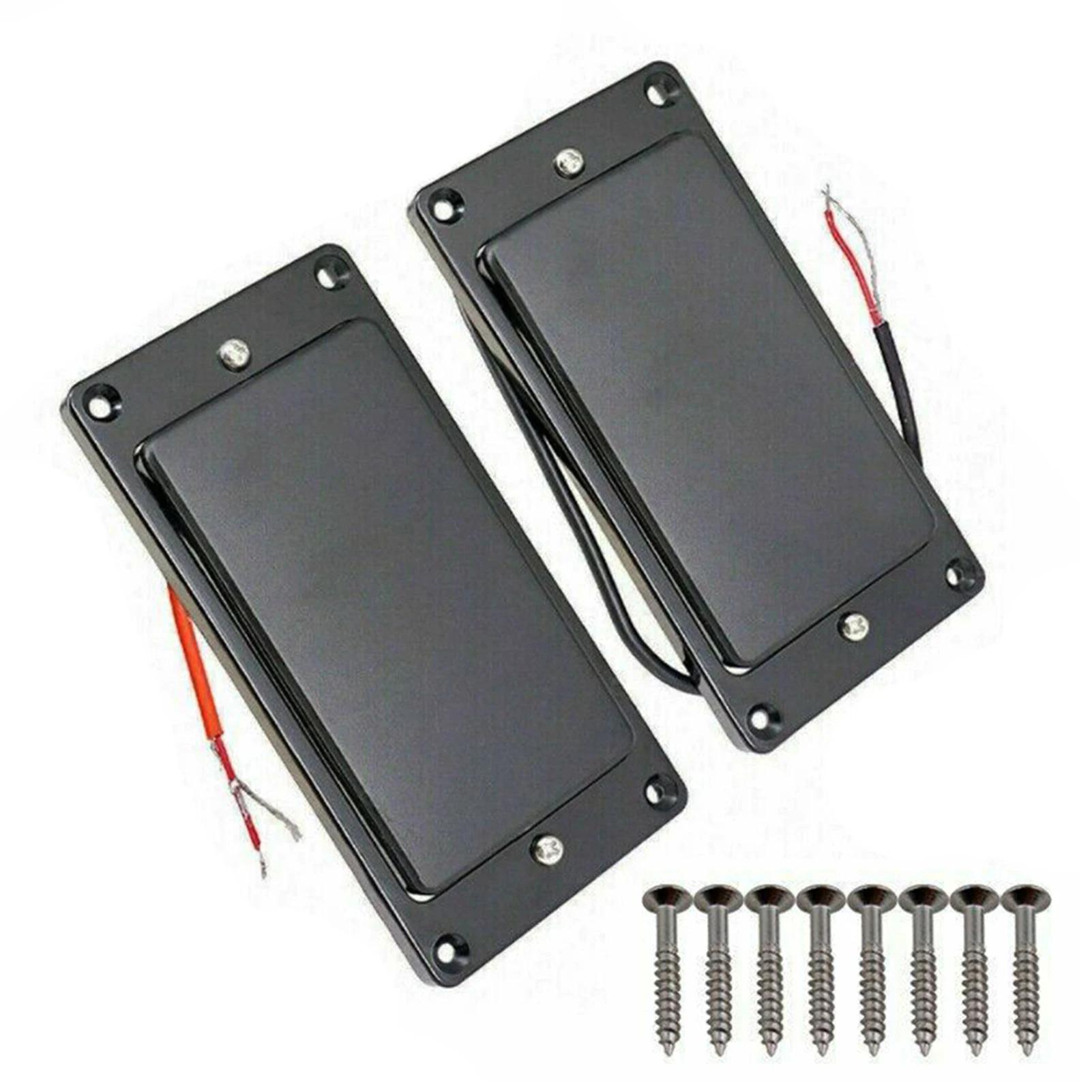 Mx0310d 2 pçs guitarra humbucker captadores bobina dupla ponte & pescoço captador conjunto para lp peças de guitarra elétrica substituição acessórios - Image 1