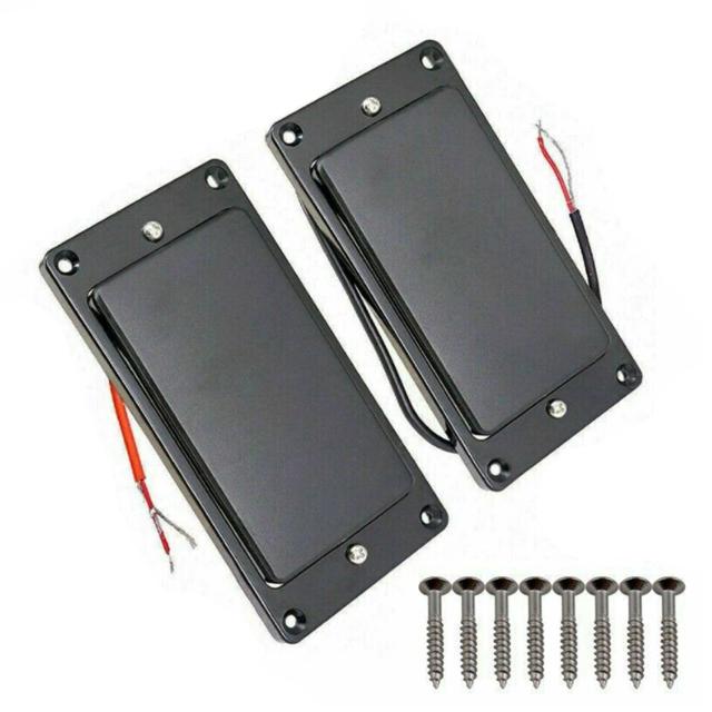 Conjunto de Captadores Humbucker Duplos para Guitarra Elétrica LP - 2 Peças para Ponte e Pescoço