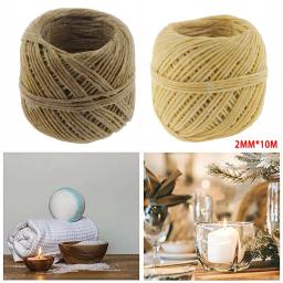 Cera de abelha natural para vela DIY, cânhamo orgânico Wicks, bem revestido, vela fazendo ferramentas, acessórios vela, 33 ft - Image 5