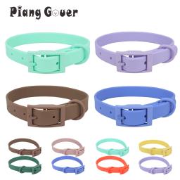 Coleira Impermeável Ajustável em PVC para Cães e Gatos, Imitação de Silicone, Pet Products, Cães Pequenos Médios e Grandes - Image 1