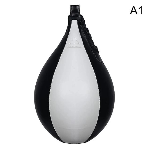 Saco de Pancadas de Couro para Boxe - Speedball Giratório para Treinamento em Casa e Exercícios de Fitness