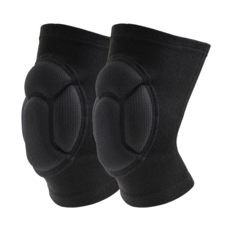 Joelheiras Esportivas Espessamento, Joelheira de Voleibol, Esportes Radicais, Suporte Brace, Dança, Yoga, Protetor Elástico, 1 Par - Image 1