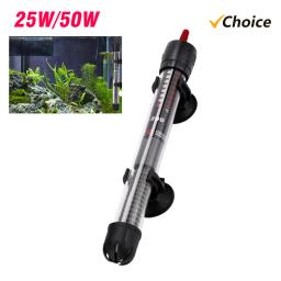 Aquecedor submersível de aquário, termostato sensível, instalação multi-ângulo, aquário tartaruga tanque, 25W, 30L, 50W, 60L - Image 1