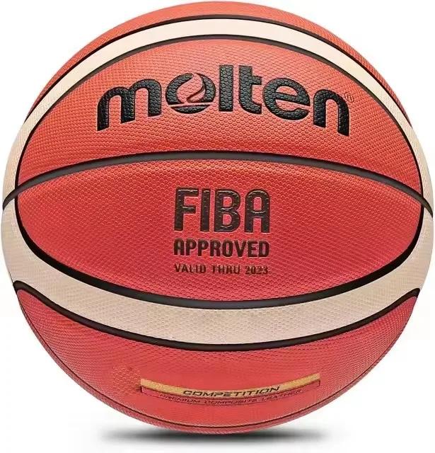 Basquete fundido tamanho 7 6 5 basquete pu bolas internas ao ar livre mulheres jovens homem jogo basquete de treinamento - Image 1