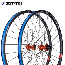 Ztto mtb am enduro rodado 29 27.5 26er aro assimétrico roda de bicicleta 28 furos boost 6 parafusos catraca hub 148 142 135 através do eixo - Image 1