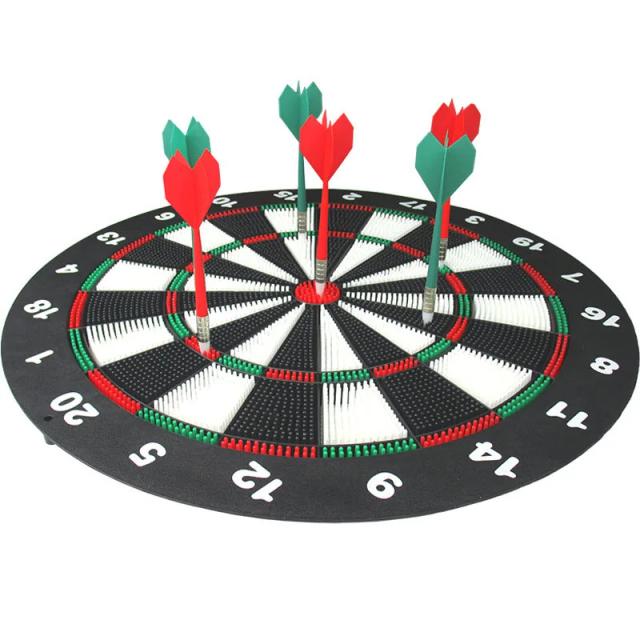 Segurança e Durabilidade: Soft Dart Board com Suporte de Metal e Cabeça de Borracha Macia - Conjunto Flying Mark de 16"