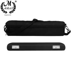 Caixa de armazenamento de flauta com 16 buracos, conjunto portátil de couro preto com forro azul, bolsa, peças de instrumentos de sopro, acessórios - Image 1