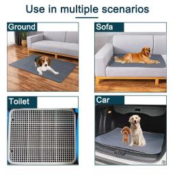 Tapete de urina impermeável reutilizável para cão Absorvente Dog Pee Pad Assento de carro Sofá do assoalho Puppy Training Diaper Mat, Pet Shop - Image 4