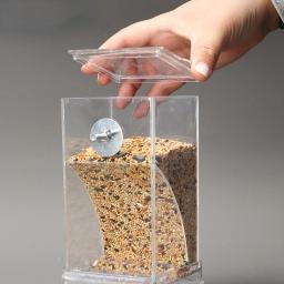Alimentador automático do pássaro para pássaros do animal de estimação, conveniente e fácil de usar, 1Pc - Image 3