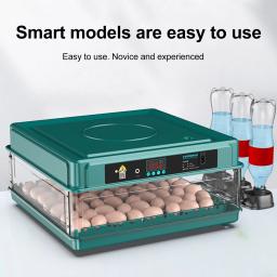 Giro automático do ovo e monitoramento de umidade, mini pato incubadora com água iônica, à prova d'água, UE Reino Unido - Image 4